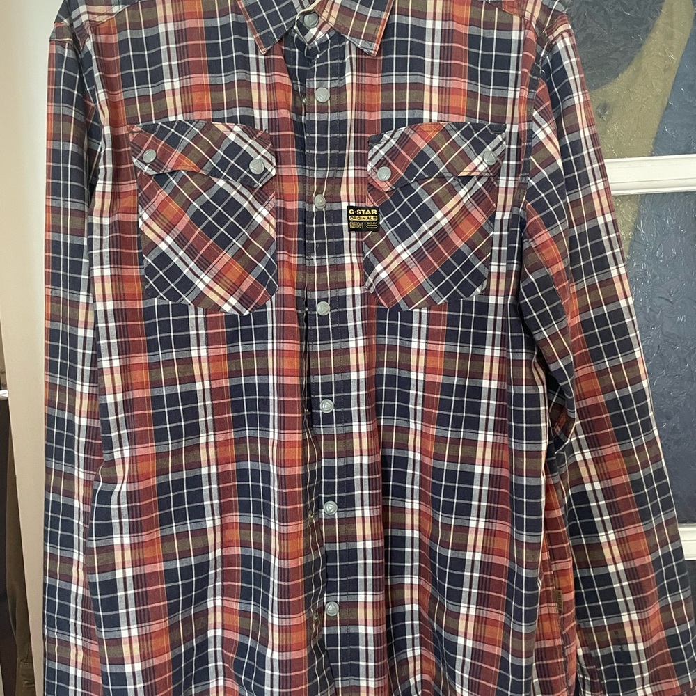 G-Star Multicolor Plaid Casual Shirt